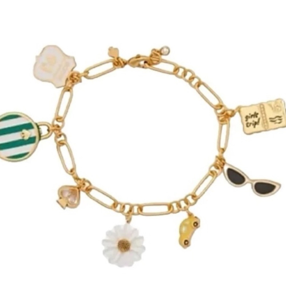 $148 Kate Spade away we go Charm Bracelet NWT - Picture 7 of 8
